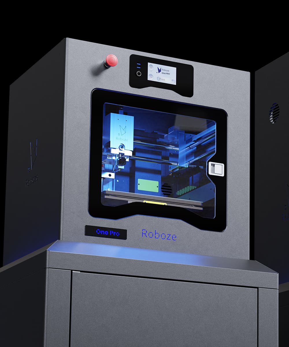 Automated 3D printing process of the Roboze One PRO