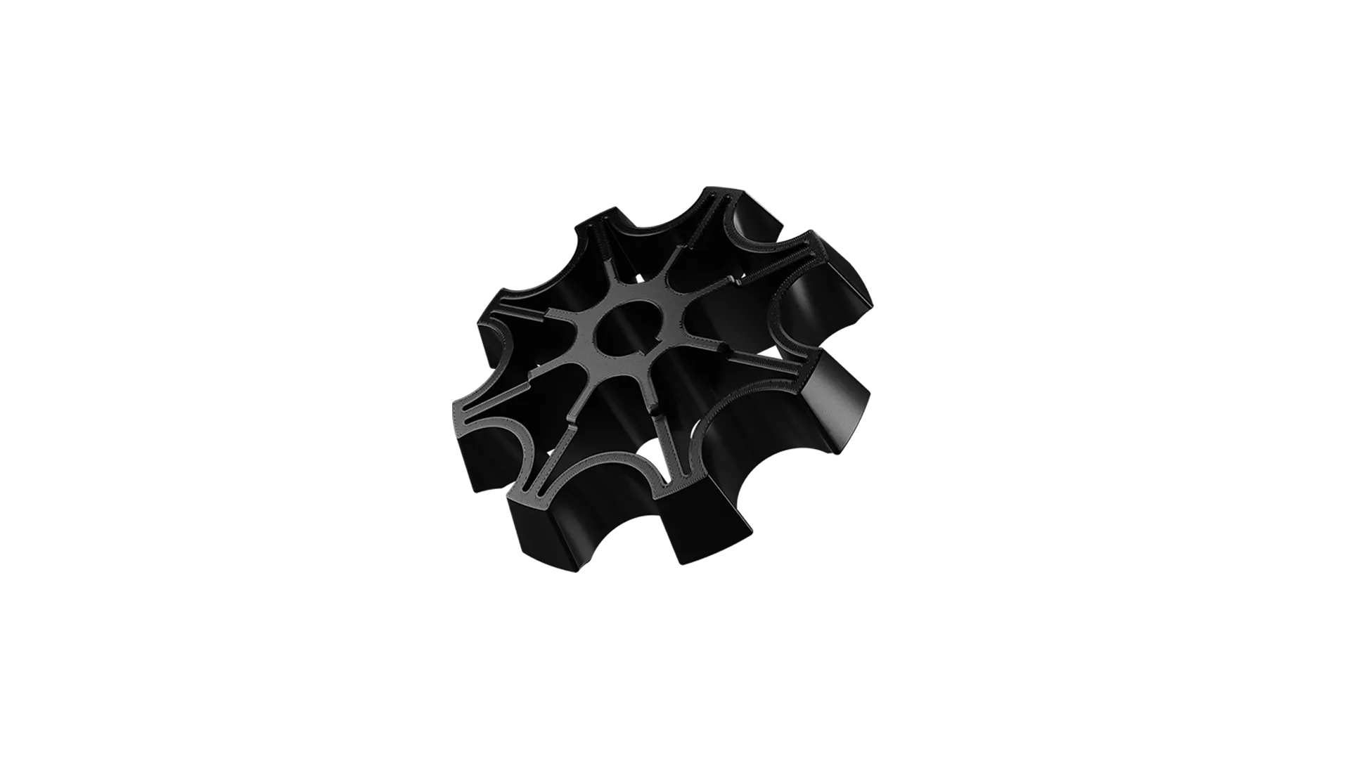Ruota a stella stampata 3D con Roboze Bio-based PA